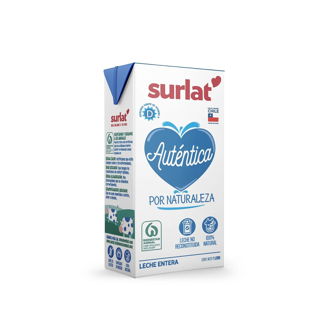 w=1200,h=1200,fit=pad (32) Leche Entera Natural Surlat 1 L - Imagen 1